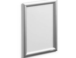 Expositor mural durable din a4 marco aluminio 335x250x24 mm