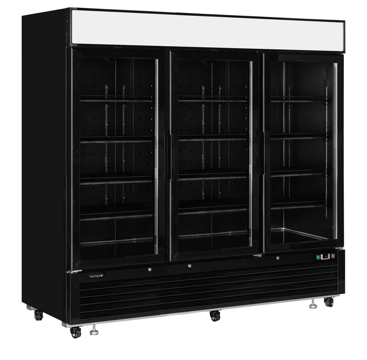 EXPOSITOR MURAL REFRIGERADO 1436L NEGRO TEFCOLD