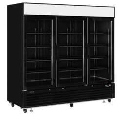 EXPOSITOR MURAL REFRIGERADO 1436L NEGRO TEFCOLD