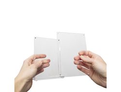 Expositor sobremesa maul vision acrilico din a6 118x47x170 mm