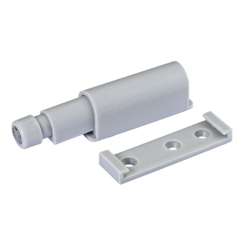 Expulsor amortiguador puertas de armario MICEL Expulsor Iman 13 Mm C/Base Gris
