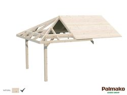 Extension Pabellon de madera PALMAKO CONNECT BIANCA EXTRA 300 X 300 cm 109381