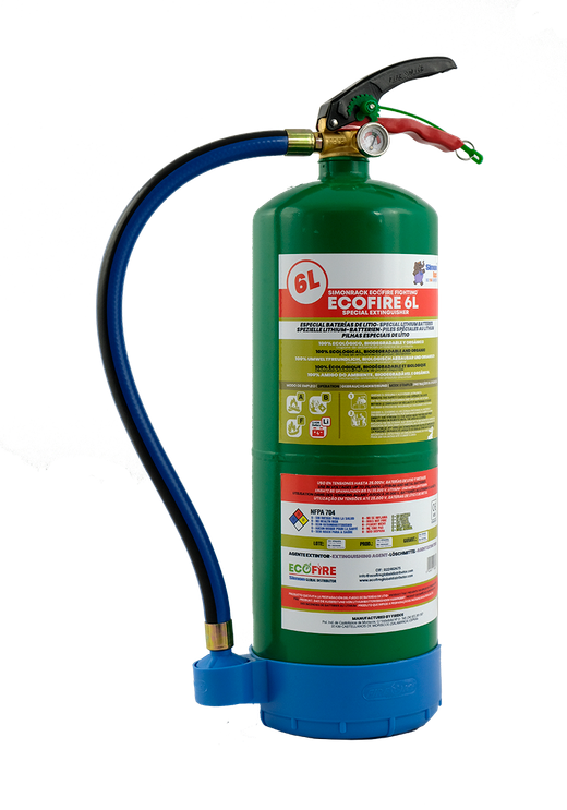 Extintor 6L ECOFIRE ecológico y biodegradable