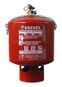 Extintor automático polvo ABC 9Kg. MADE IN SPAIN.