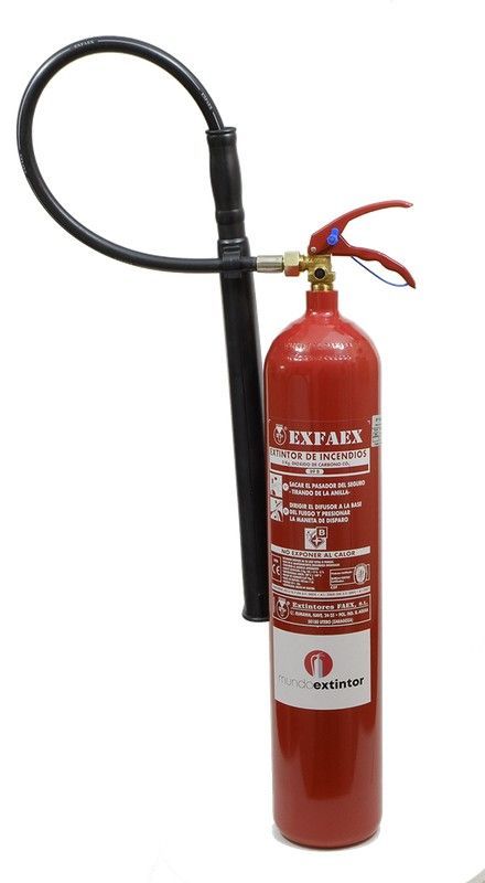 Extintor co2 5kg. MADE IN SPAIN.