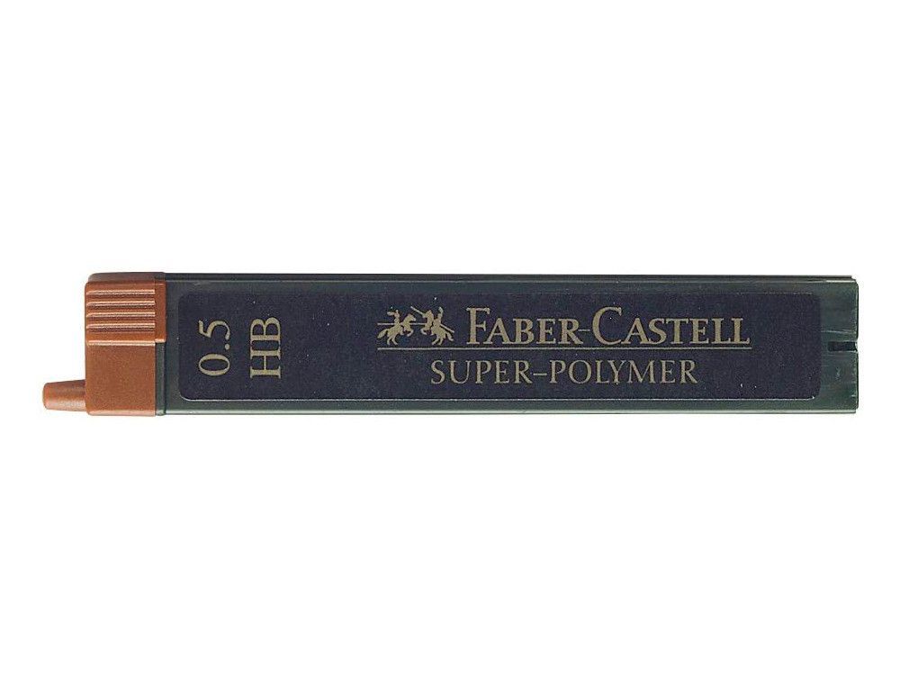 FABER CASTELL Mina Super Polymer 12 u Trazo 0.5 mm HB 120500