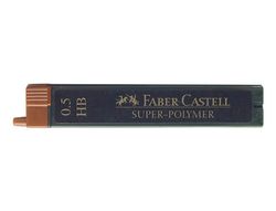 FABER CASTELL Mina Super Polymer 12 u Trazo 0.5 mm HB 120500