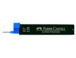 FABER CASTELL Mina Super Polymer 12 u Trazo 0.7 mm HB 120700