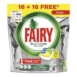 Fairy lavavajillas platinum limon 16+16