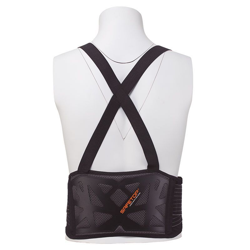 FAJA COMFORT PLUS, lumbar elástica doble, tirantes, velcro