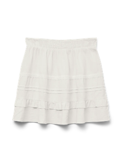 Falda corta con volantes Vero Moda Snow White