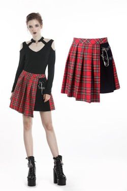 Falda Corta Tartan Punk