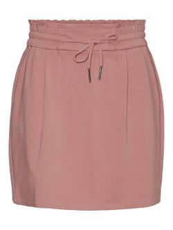 Falda elástica con goma y cordón Vero Moda Old Rose