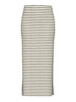 Falda larga de rayas Pieces Birch
