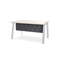Faldón Metálico Blanca/Total Para Mesa 140 cm. Antracita