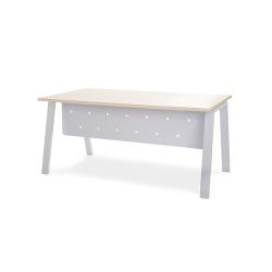 Faldón Metálico Blanca/Total Para Mesa 160 cm. Blanco