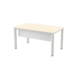 Faldón Metálico Executive Para Mesa 140 cm. Blanco