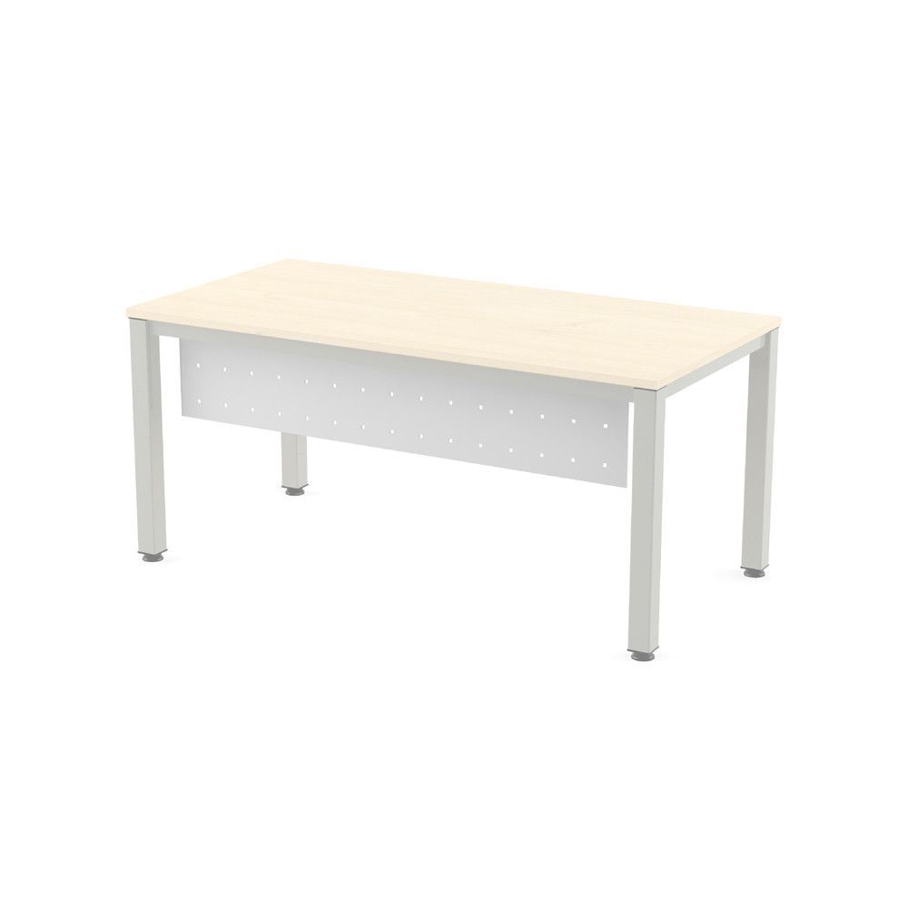 Faldón Metálico Executive Para Mesa 160 cm. Blanco