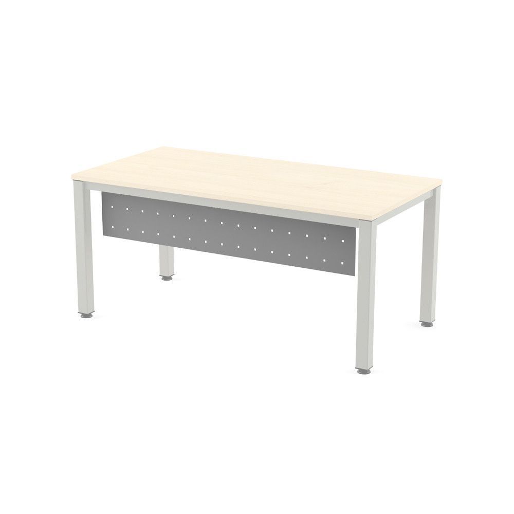 Faldón Metálico Executive Para Mesa 160 cm. Gris Aluminio