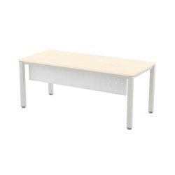 Faldón Metálico Executive Para Mesa 180 cm. Blanco