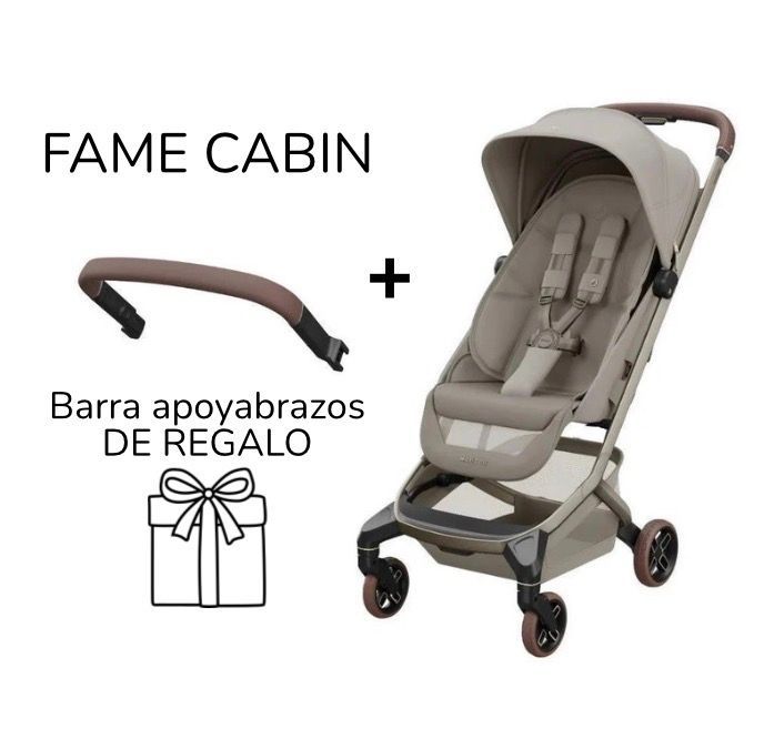 Fame Cabin de Maxi·Cosi con barra apoyabrazos de Regalo