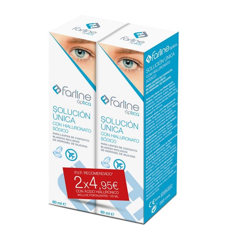 Farline Solución Única Con Ácido Hialurónico 2x60 ml