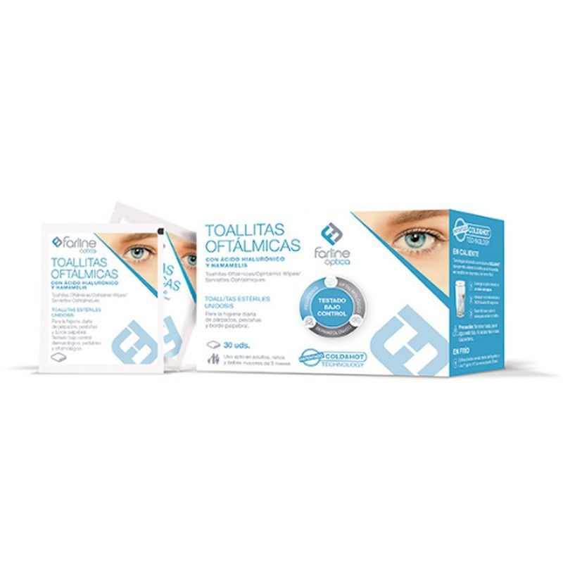 Farline Toallitas Oftalmológicas AH Cold&Hot 30 u