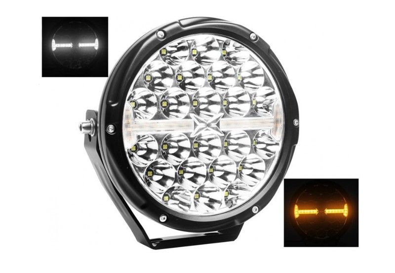 Faro de Largo Alcance con luz de posición y luz estroboscópica ámbar