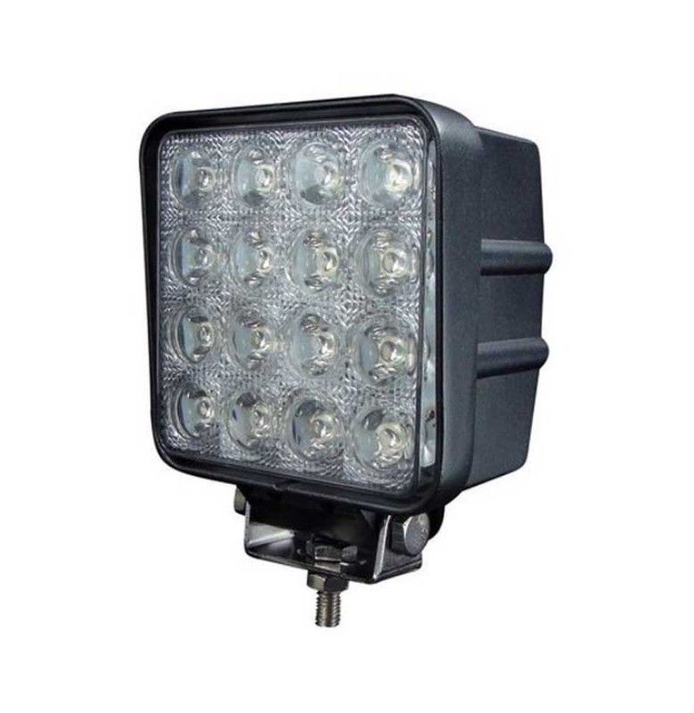 Faro de trabajo cuadrado con 16 LEDS FT-048