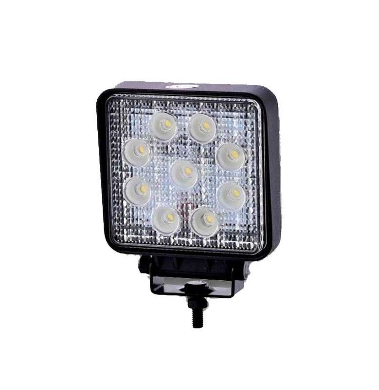 Faro de trabajo cuadrado con 9 LEDS FT-040