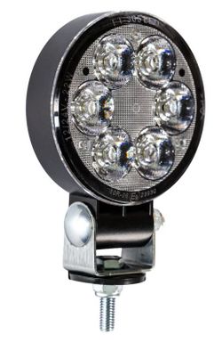 Faro de trabajo led slim redondo 1500lm de flujo luminoso focalizado