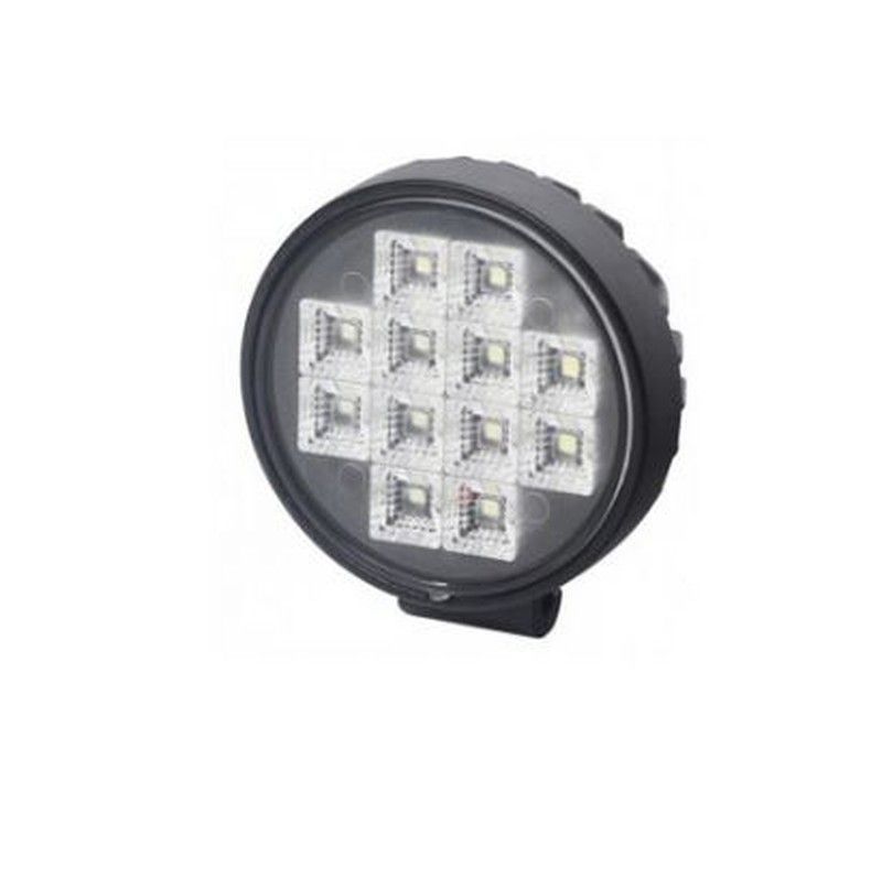 Faro de trabajo redondo con 12 LEDS más interruptor FT-053