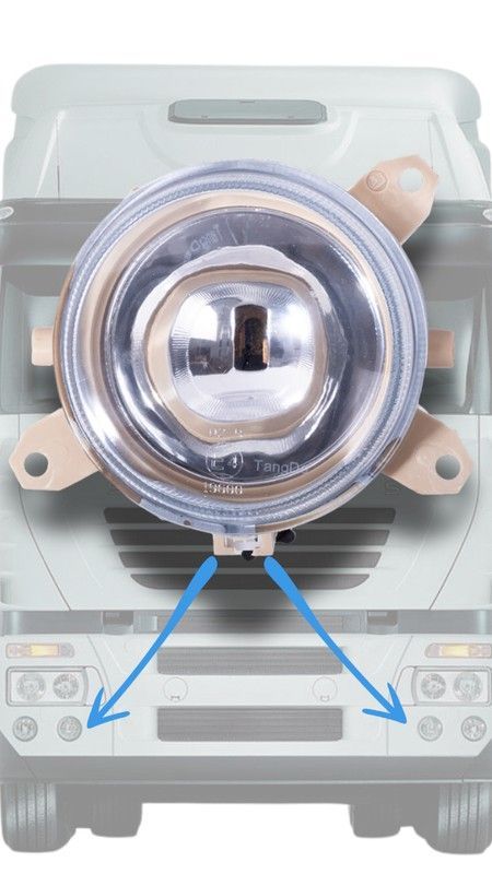 Faro largo alcance delantero inferior Iveco Stralis desde año 2003-2007