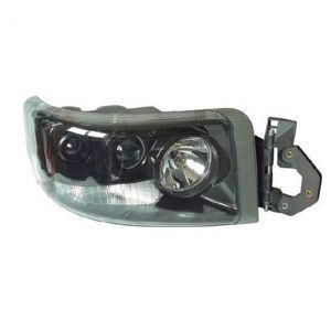 Faro Renault Premium (06-) Negro Derecho 05254410 LEO