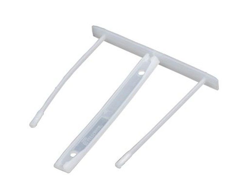 Fastener de plástico clip (80 mm) Blanco 100ud