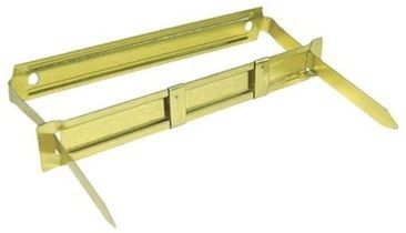 Fásteners metálicos dorados, 50 und.