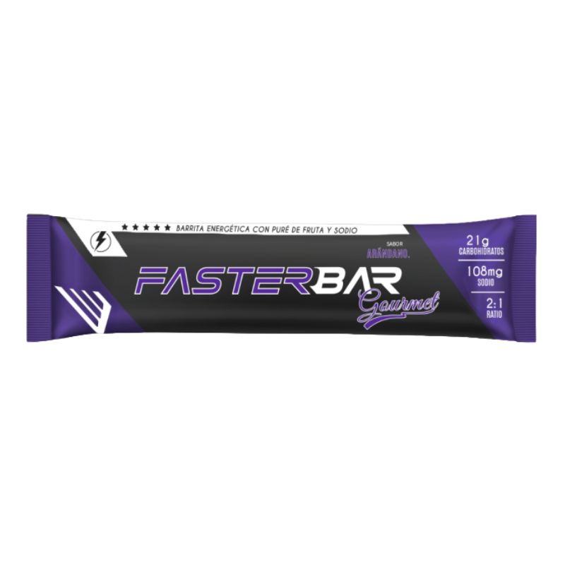 Faster Bar Gourmet de Infisport Sabor Arándano – Barrita energética 2:1