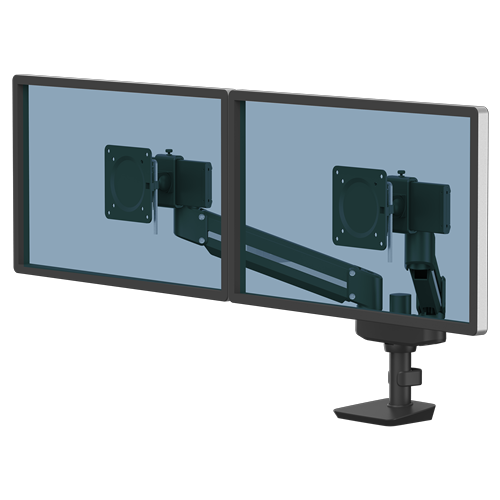 FELLOWES Brazo para monitor Compacto Doble Tallo® Negro 8614501