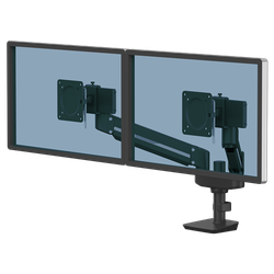 FELLOWES Brazo para monitor Compacto Doble Tallo® Negro 8614501