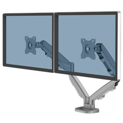 FELLOWES Brazo para monitor doble Eppa® Plateado 9683301