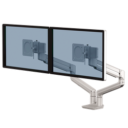 FELLOWES Brazo para monitor Doble Tallo® Plata 8613101