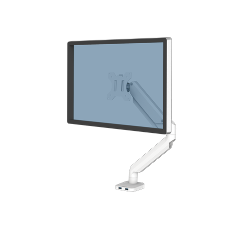 FELLOWES Brazo para monitor individual Platinum Series® Blanco 8056201