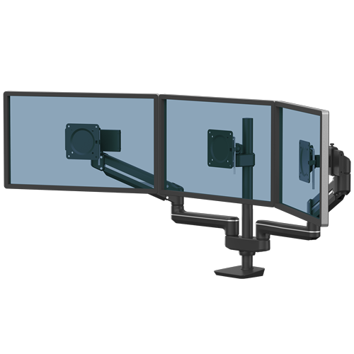 FELLOWES Brazo para monitor Tallo Modular® 3FMS Negro 8615801