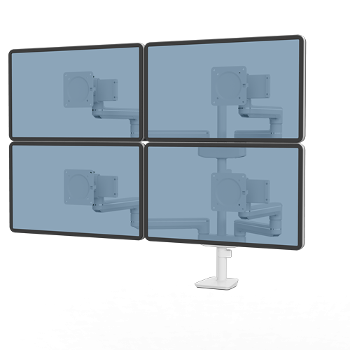 FELLOWES Brazo para monitor Tallo Modular® 4FFS Blanco 8610101