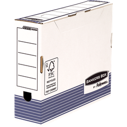 FELLOWES Caja de archivo definitivo A4 80mm Azul 0026401