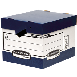 FELLOWES Contenedor de archivo con asas ergonómicas 0038801