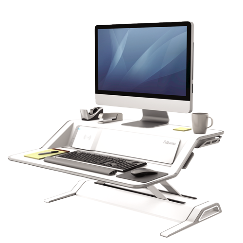 FELLOWES Estación de trabajo Sit-Stand Lotus® DX Blanco 8081101