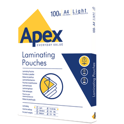 FELLOWES Funda Plastificar 80 Mic. Brillo A4 Pack 100 6003201