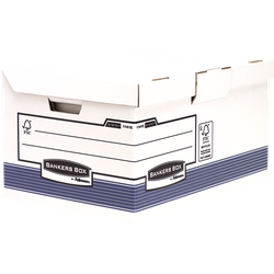 FELLOWES Maxi contenedor de archivos con tapa fija Azul 1141501