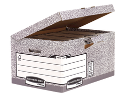 FELLOWES Maxi contenedor de archivos con tapa fija Gris 1181501